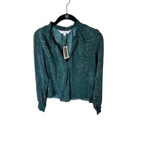 Intermix Nora printed silk top-‎ size 0